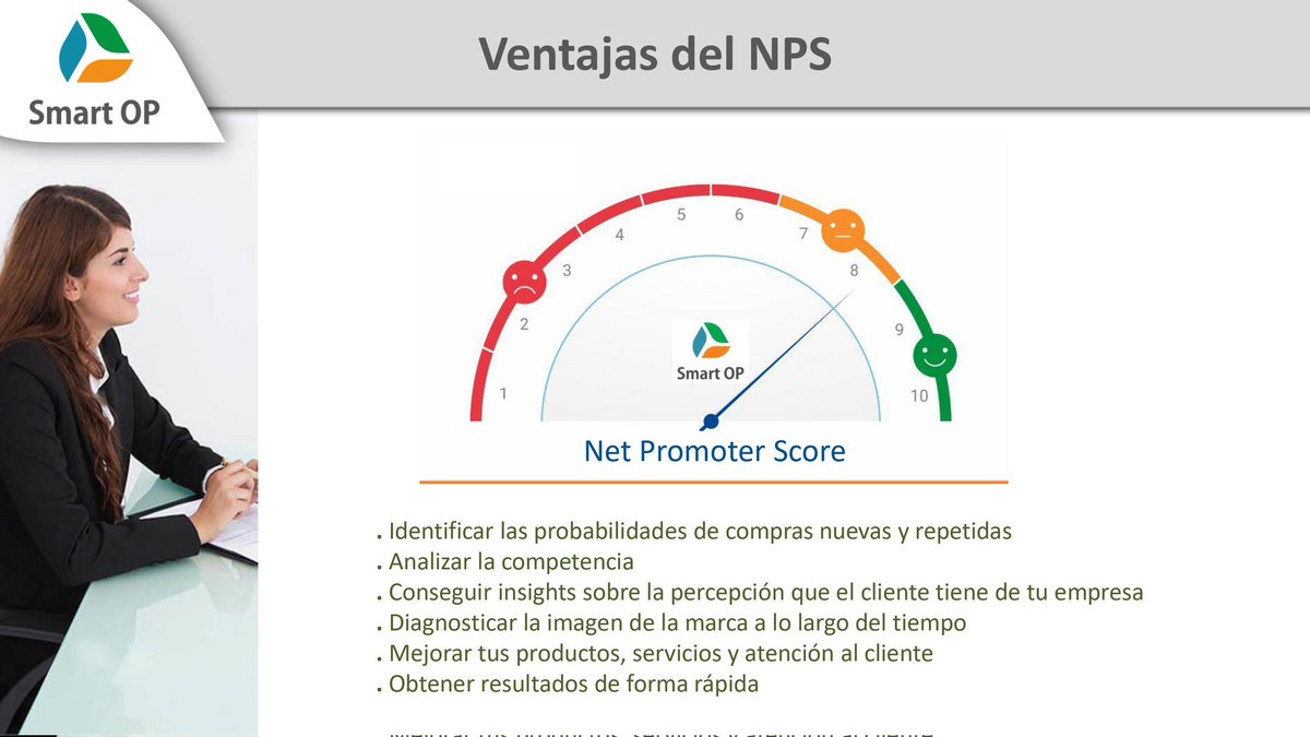 smartop_latam's tweet image. En 𝐒𝐦𝐚𝐫𝐭 𝐎𝐏 contamos con las técnicas para ayudarte a medir la satisfacción d tus Clientes y brindarte los datos q requieres para la toma d decisiones en el mejoramiento d tus servicios.
𝑵𝑷𝑺 - Es lo que necesitas para medir a tu cliente.
#SmartOP #SmartManagementOP #NPS