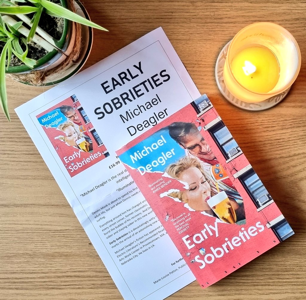 Next, a huge thank you to Marie-Louise at @penguinrandom @HutchHeinemann and @MichaelDeagler for sending me a copy of #EarlySobrieties 😊 Can't wait to read it! Available on the 27th June 2024!
