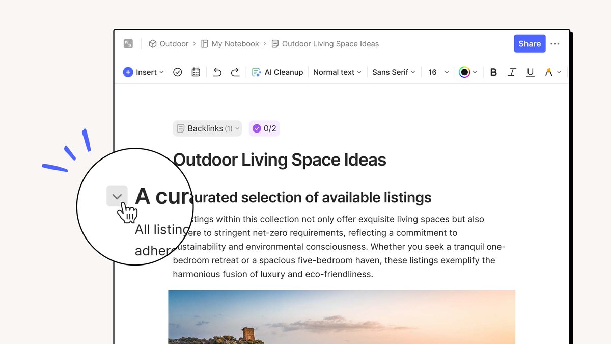 Evernote tweet media