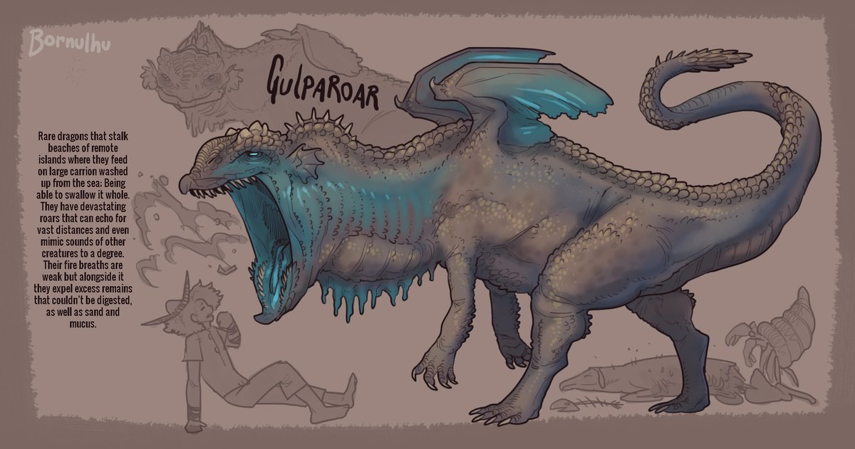 Dragon with a big maw