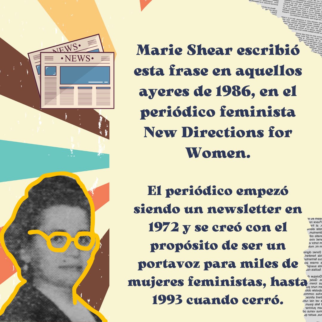 Shear se describió a sí misma como una "escritora y editora poco reconocida". Escribió una columna satírica en New Directions for Women titulada "Shear Chauvinism".

#ObservatorioDeGeneroYJuventud #JuventudInclusiva #Genero #Diversidad #Inclusión #LGBT #Igualdad #Feminismo #8m