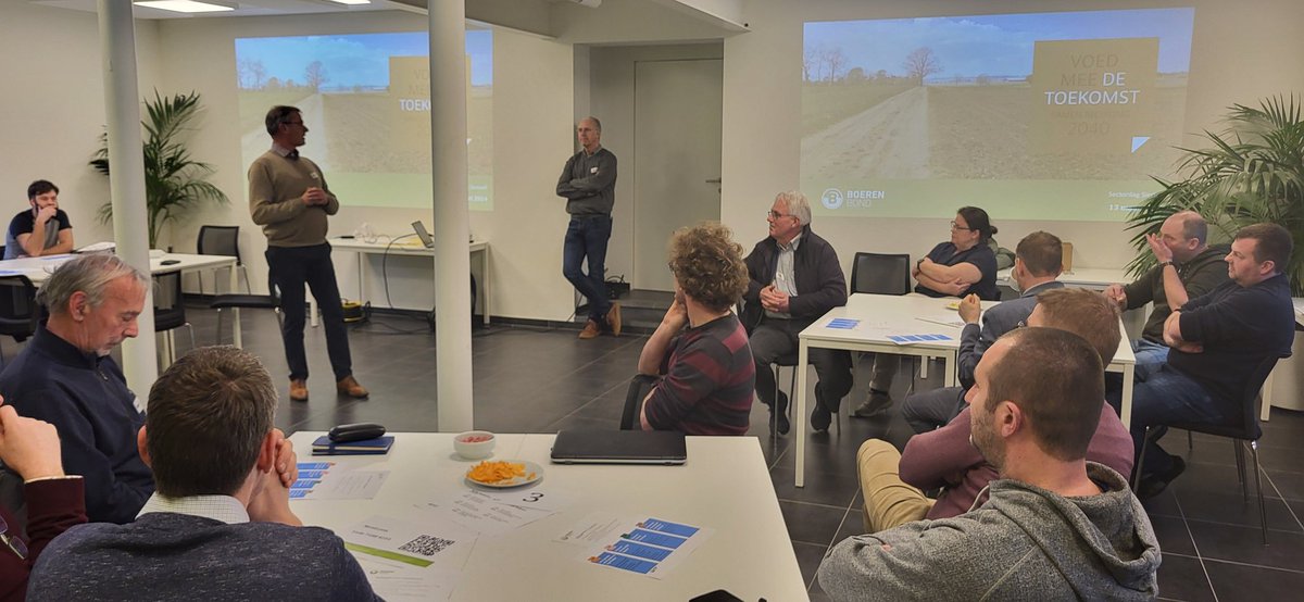 Direct weer aan de slag om samen met telers de toekomst uit te stippelen #avbs <a href="/Boerenbond/">Boerenbond</a> #sierteeltstrategie2050