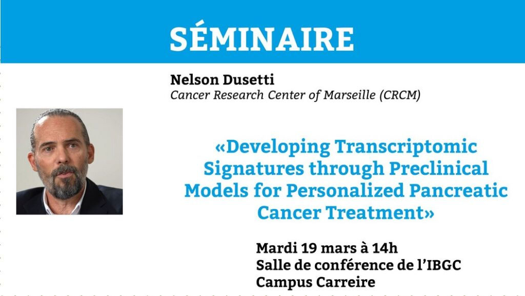 Nelson Dusetti 🇫🇷 🇦🇷 (@nelsondusetti) on Twitter photo Avec grand plaisir, je serai au <a href="/BRIC_Bordeaux/">BRIC-Bordeaux</a> le 19 mars à 14 heures pour un séminaire au <a href="/DepartementSBM/">Département Sciences Biologiques et Médicales</a> , invité par le Dr Majid Khatib.
📌 Salle de conférence de l'IBGC (146 rue Léo Saignat, Bordeaux)
📆 19 mars à 14 heures
👉 lnkd.in/ereHt7Bf Avec grand plaisir, je serai au <a href="/BRIC_Bordeaux/">BRIC-Bordeaux</a> le 19 mars à 14 heures pour un séminaire au <a href="/DepartementSBM/">Département Sciences Biologiques et Médicales</a> , invité par le Dr Majid Khatib.
📌 Salle de conférence de l'IBGC (146 rue Léo Saignat, Bordeaux)
📆 19 mars à 14 heures
👉 lnkd.in/ereHt7Bf