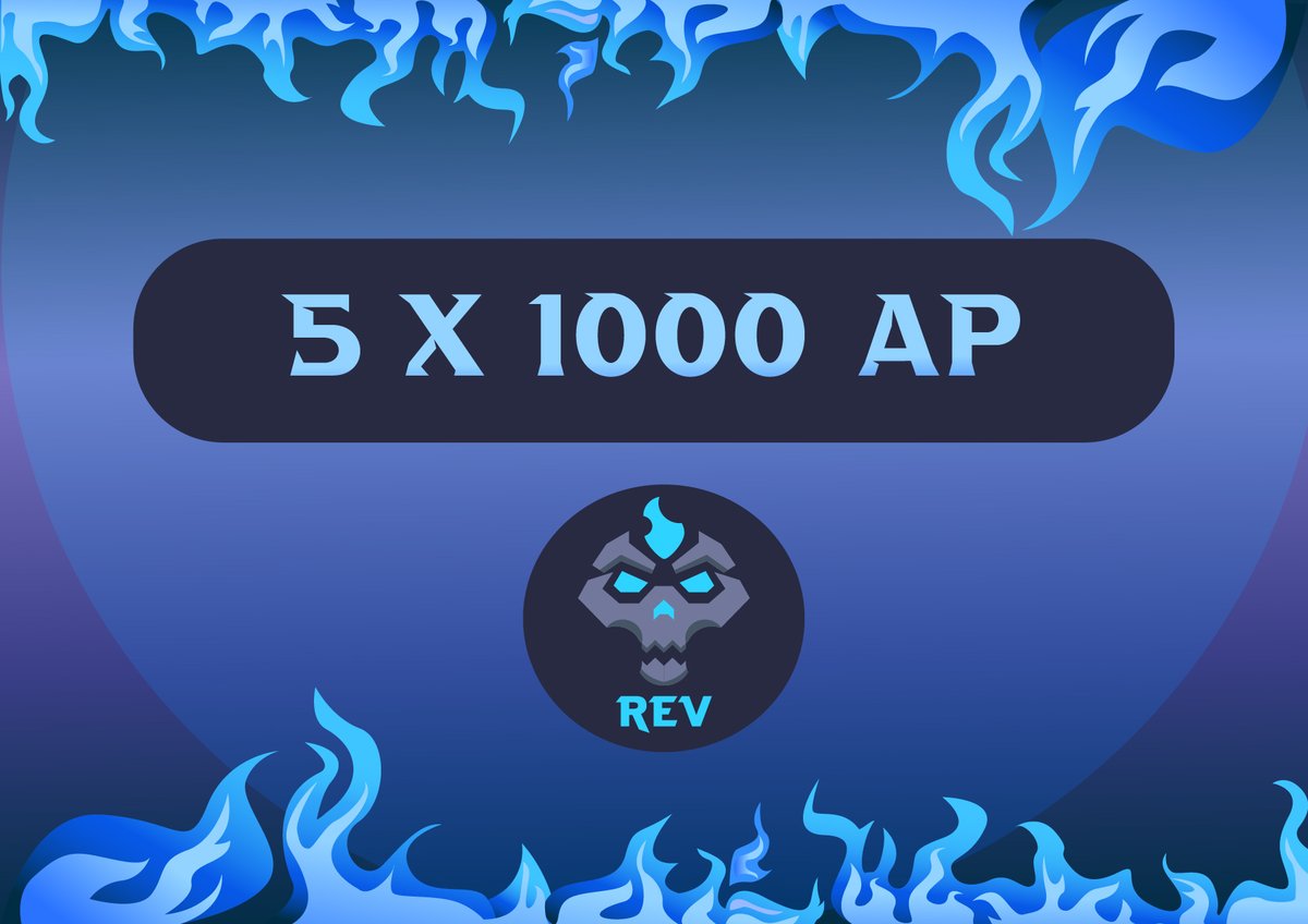 R3venant | 5th Year Anniversary Giveaway! 🪩

To celebrate our upcoming 5th Year Anniversary, we will be giving out 5 x 1000 AP Gift Certificates! 🧧

Requirements:
∙ Follow this account
∙ Like + Retweet this post

Draw date:
∙ 19th of March

Wishing everyone good luck! 🙏🏽