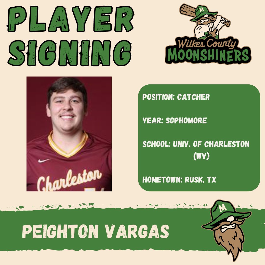 ⚾️ Meet the Moonshiners ⚾️ Next up is @Peighton85, a catcher from the Lone Star State!