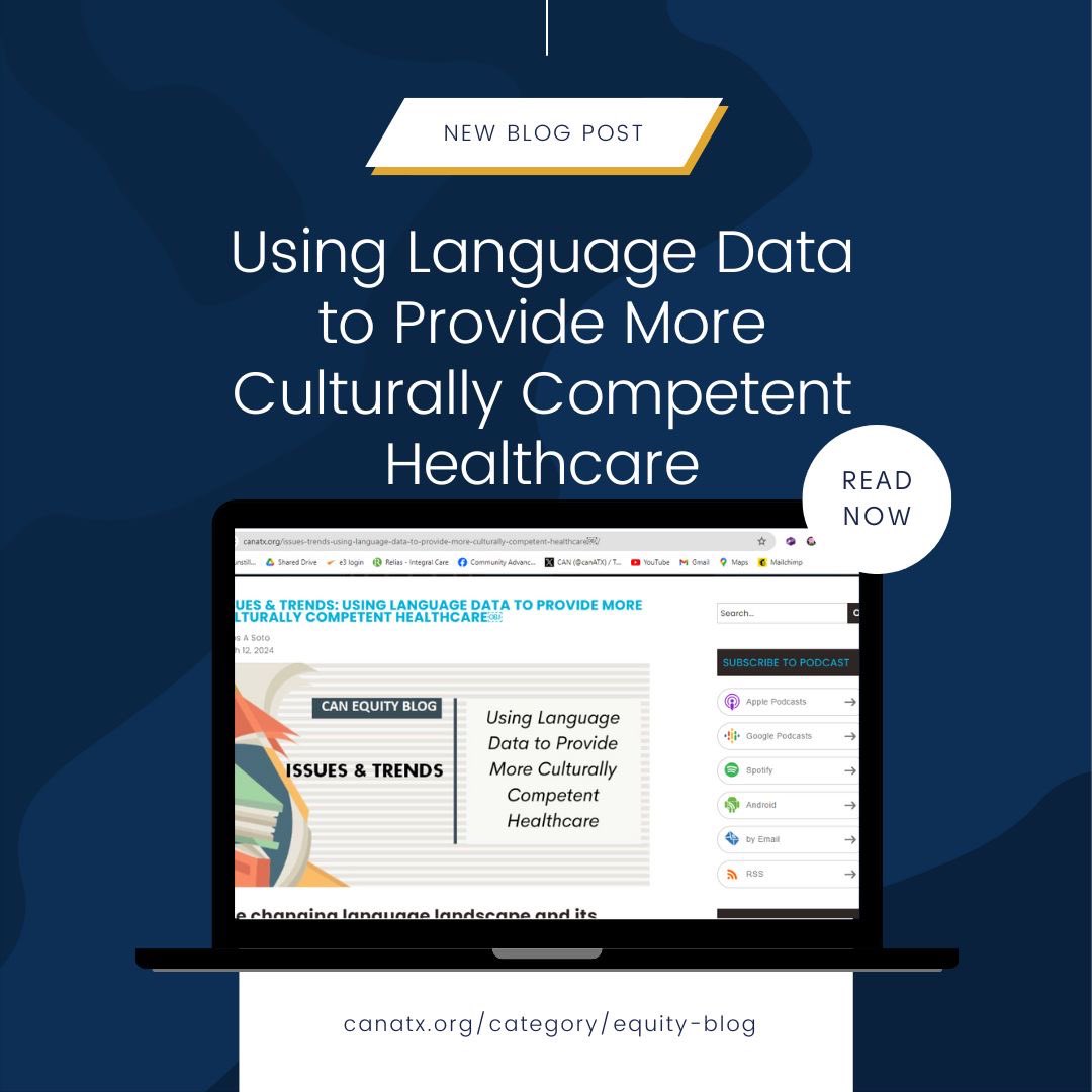 In the healthcare field, it is essential that all patients, no matter their primary language, receive quality care. This equity blog explores the changing demographics and the importance of culturally competent healthcare. To read the full blog visit canatx.org/issues-trends-…