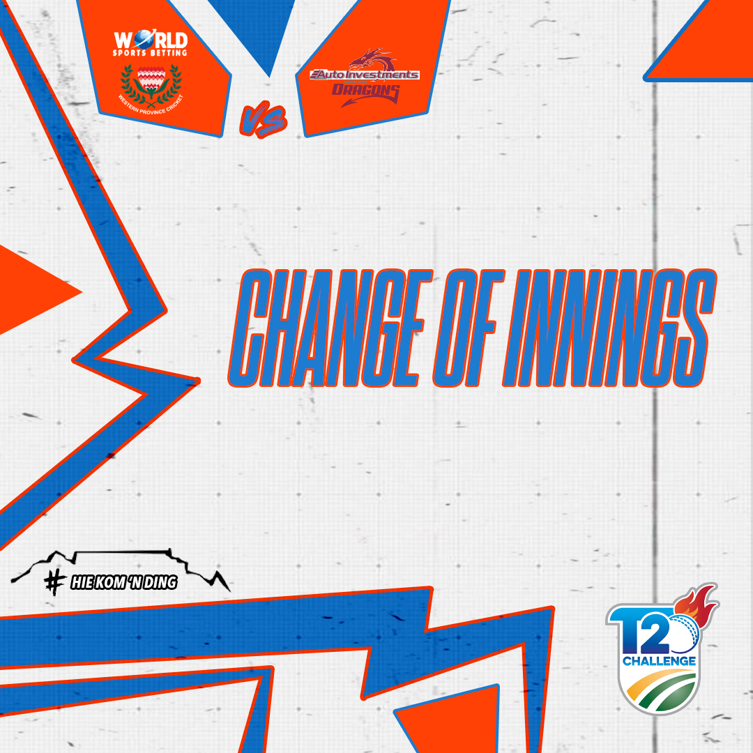 INNINGS BREAK | World Sports Betting Western Province 188/7 (20).

Bayoumy (12*), Simmonds (9*). Bird 42, Verreynne 42, Bedingham 26, Parnell 21.

De Swardt 3/23, Pretorius 2/37.  

#WPcricket #WozaNawe #westernprovince #T20challenge #WSBWP🧡 #BoysInBlue💙