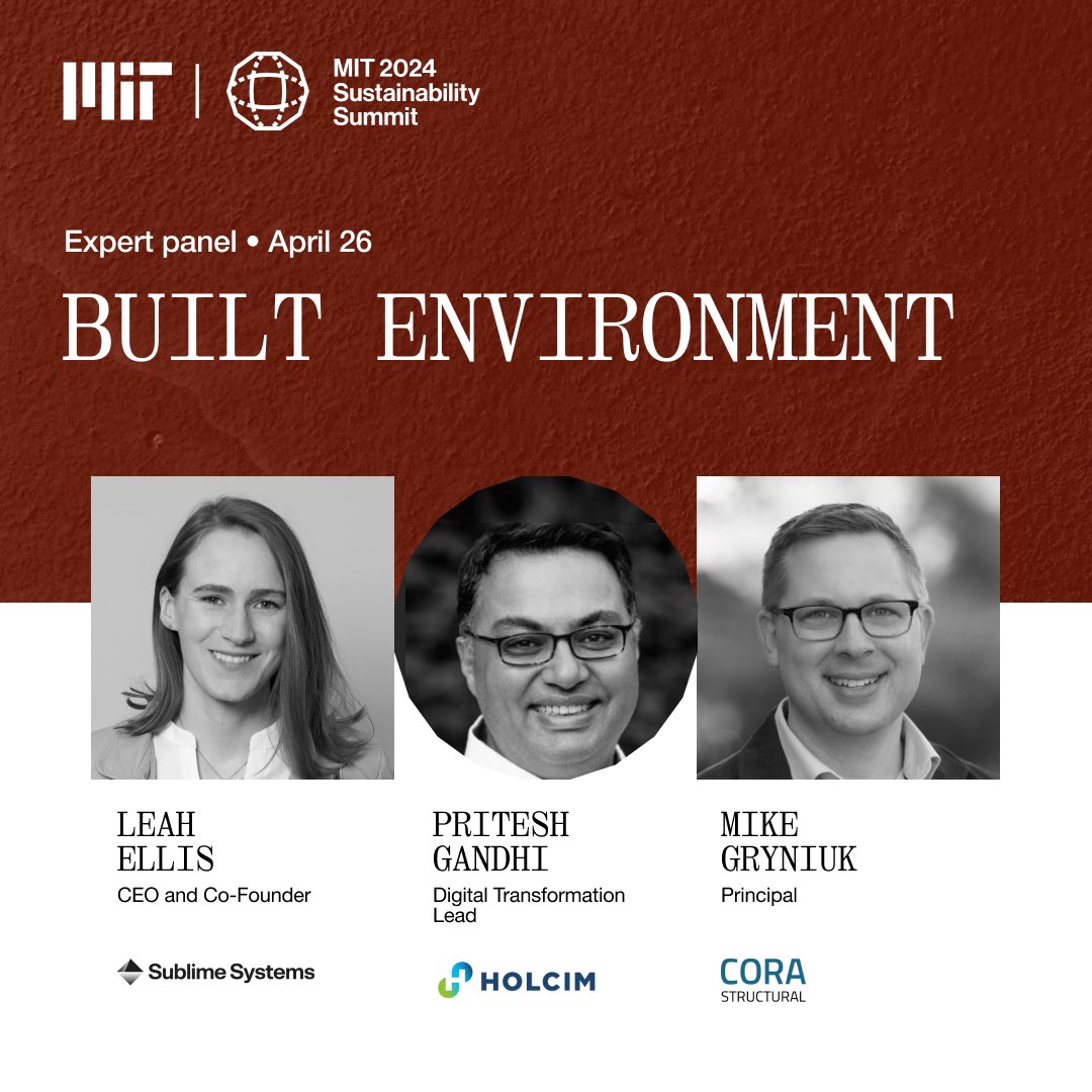 MIT Sustainability Summit tweet media