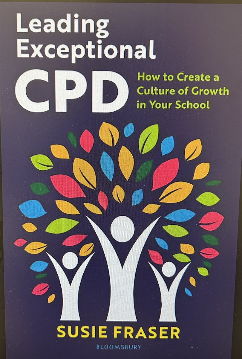 Excited to share that my book ‘Leading Exceptional CPD: how to create a culture of growth in your school’ will be published in November and is available for pre-sale now. It’s been a year long project and I have learnt so much! bloomsbury.com/uk/search/?q=S… amzn.eu/d/3PKEaJK