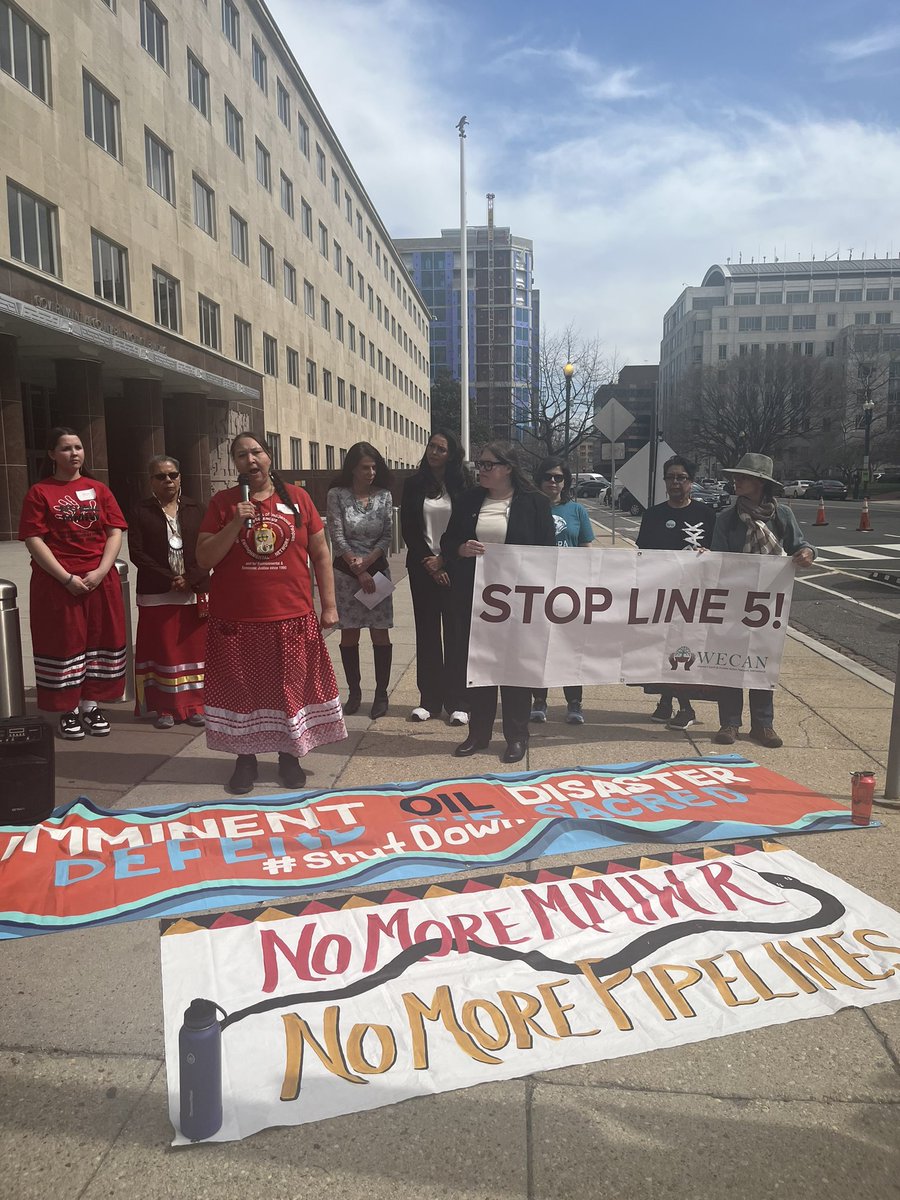 Line 3 pipeline should never have been built. We must #StopLine3 and #StopLine5!
