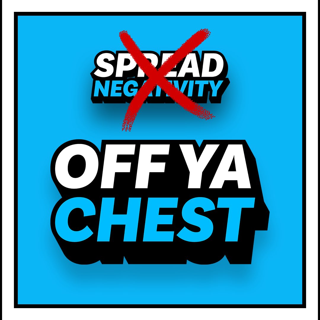 offyachestcast's tweet photo. WE’VE REBRANDED ‼️

SPREAD NEGATIVITY is no more and the future of the podcast is OFF YA CHEST

Not only have we changed our name but we’re also putting out a PATREON EXCLUSIVE EPISODE EVERY THURSDAY for as little as £3 a month

Get involved! Link in the bio ⬆️ https://t.co/sbI9dH4KFa