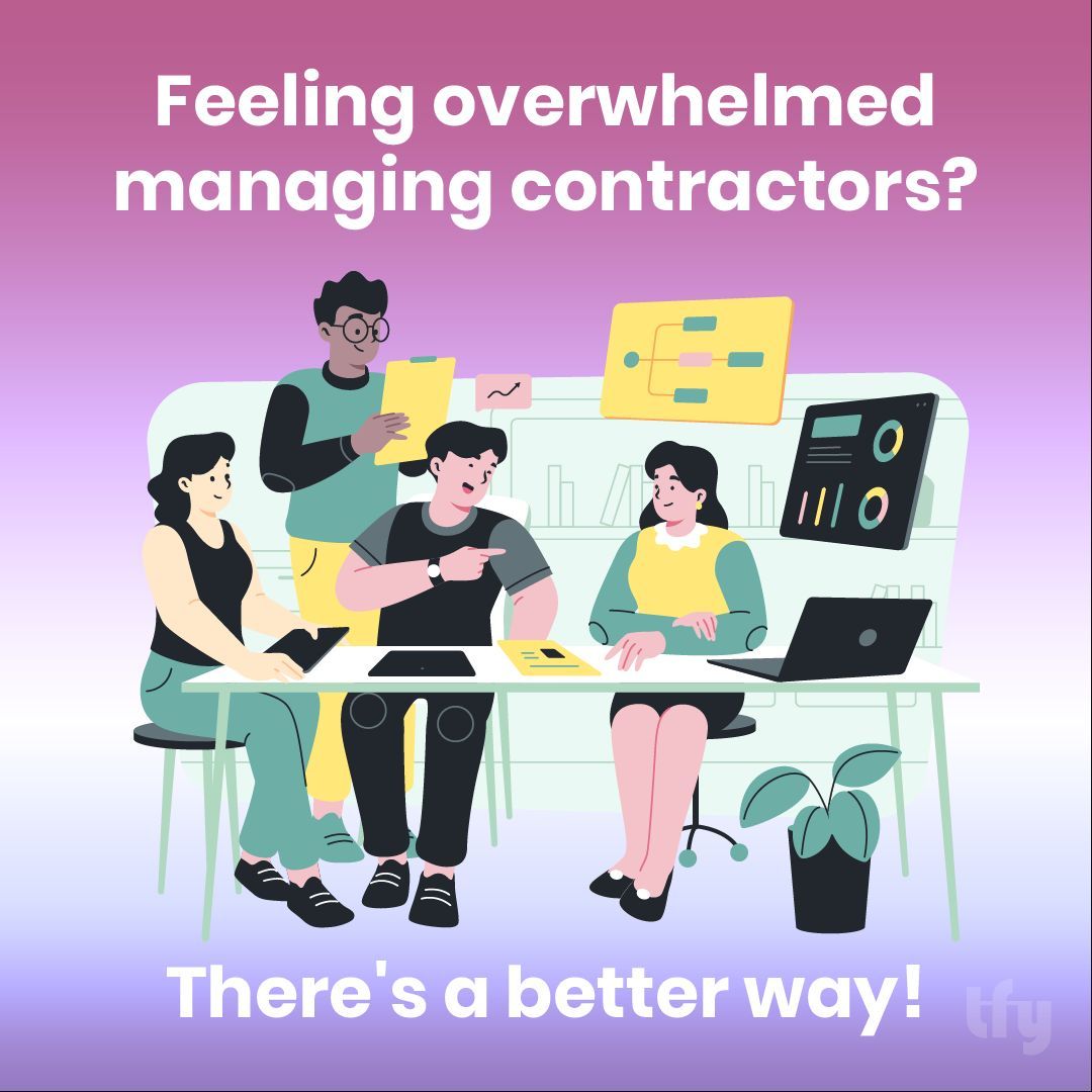 Contractor management software is your secret weapon for SMB. ️ It streamlines workflows, automates tasks (say goodbye to manual invoicing ), and boosts efficiency. This means more time for what matters - growing your business! #construction #smbs #contractors #software