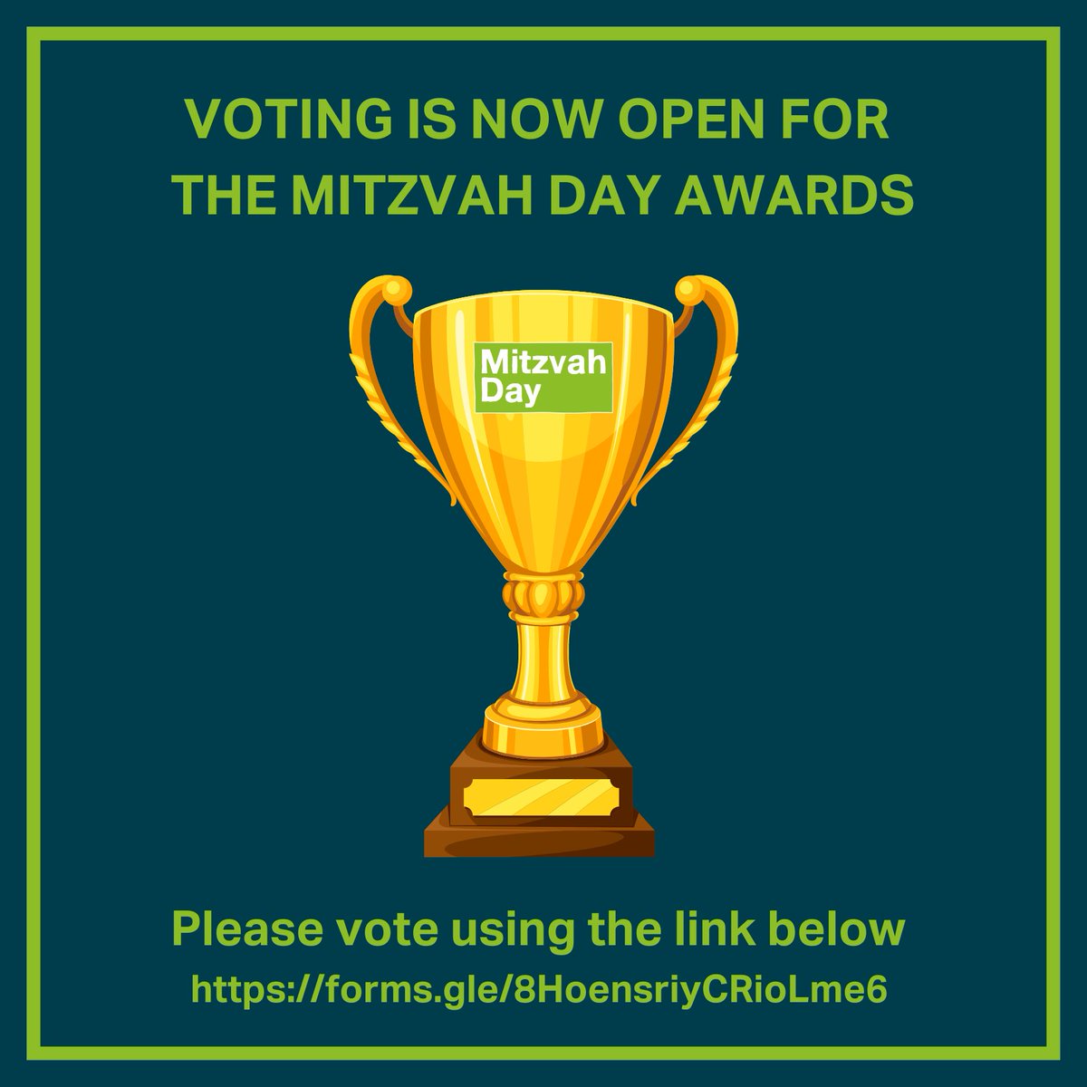 Tell your friends. Tell your family. Tell your mom. Tell your bobbi and zeidi…. VOTING IS NOW OPEN 👏🏼🏆 It’s time to cast your vote 💚 Click on the link in our bio to vote Voting closes on Friday, 22 March 2024! #MDAWARDS23 #MD2023 #MitzvahMoment