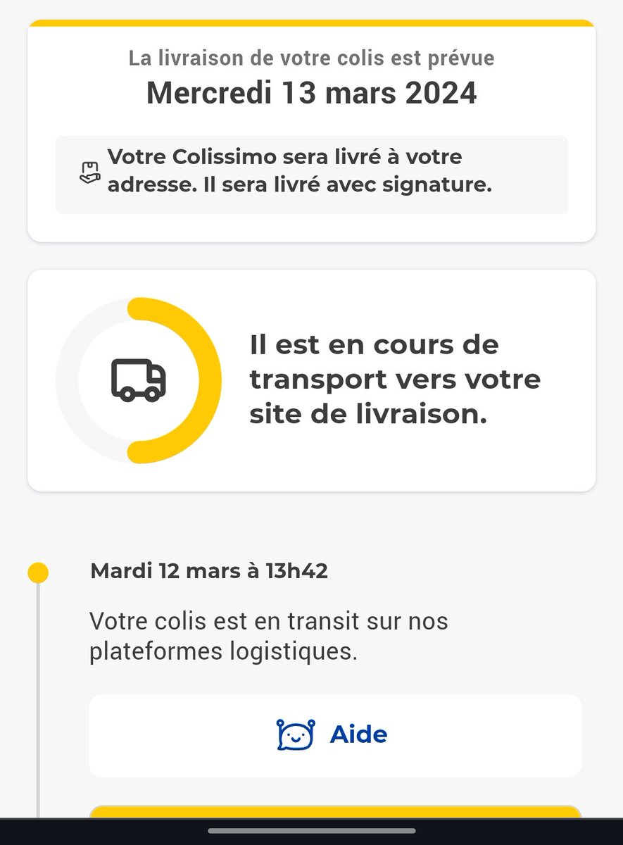 #colissimo #Laposte pourquoi les délais de livraison ne sont jamais respectés lorsque vous êtes en charge d'un colis ? Avec Les autres sociétés de livraison le délai est respecté et cerise sur le gâteau je reçois un sms pour me confirmer l'heure d'envoi. 😡😠 😡 Changer de boulot