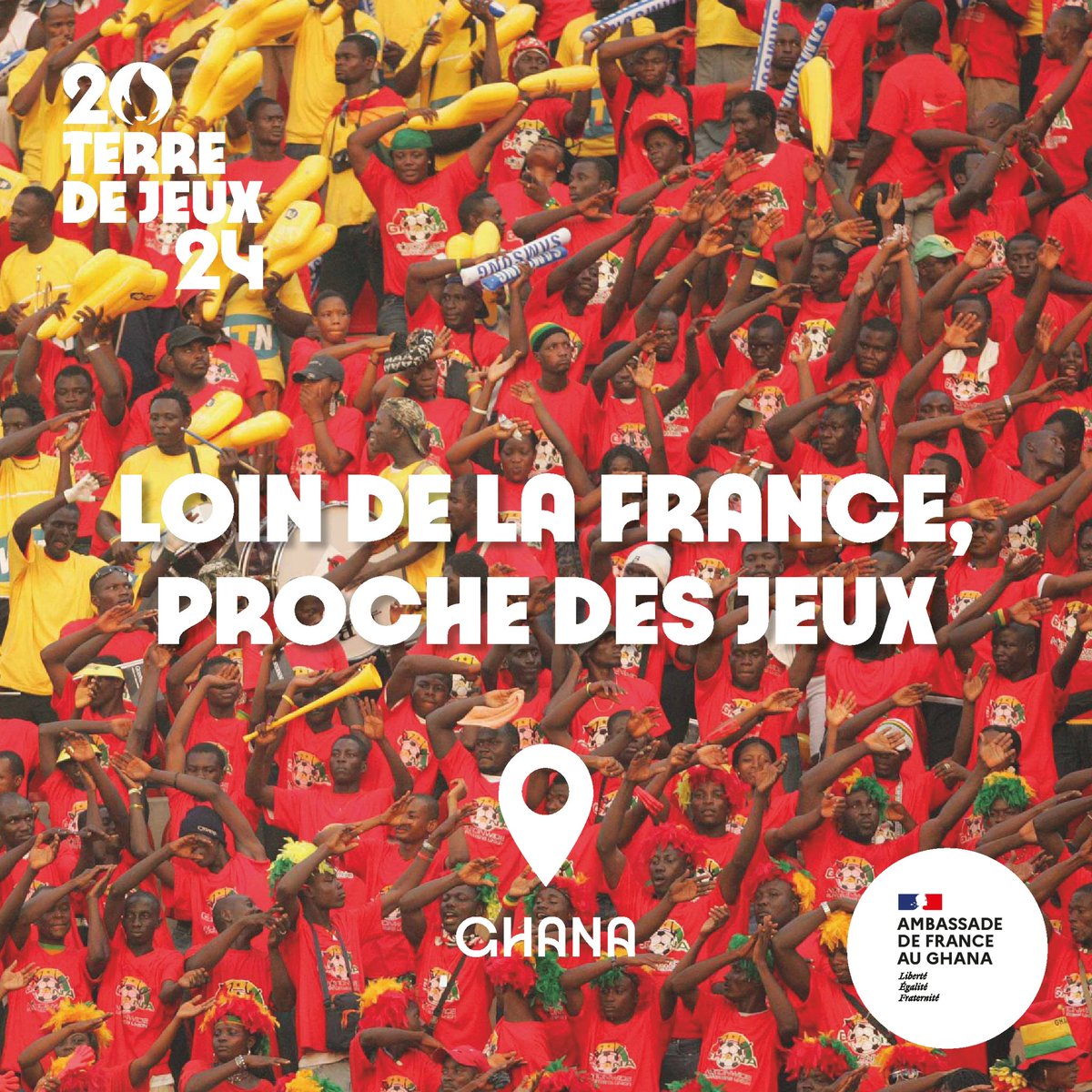 🌏 D-1 | As we wait for the @paris2024 #OlympicGames 🇫🇷, tomorrow we will participate in the 3rd and final edition of the « Relay around the world » <a href="/RADMTDJ2024/">Relais Autour du Monde Terre de Jeux 2024</a> 🏃‍♀️🏃‍♂️🇬🇭

🤫 See you tomorrow, 9AM sharp on X!

#TerredeJeux2024

<a href="/JaAniambossou/">Jules-Armand Aniambossou</a>