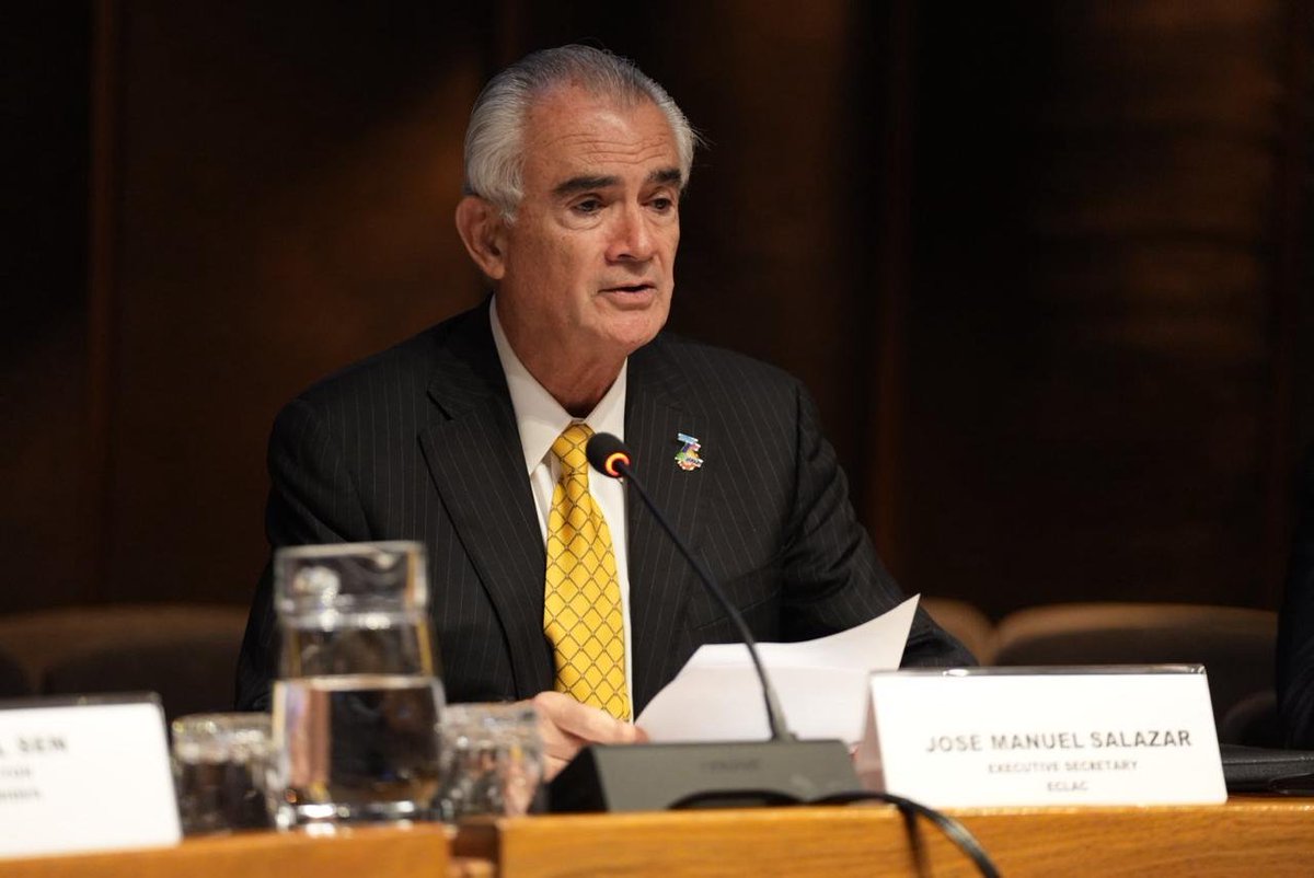 eclac_un's tweet photo. Authorities and specialists discussed #productivedevelopment policies and #productivity in #LatinAmerica and the #Caribbean, at a seminar organized by #ECLAC and @UNUWIDER. @JoseMSalazarX and @kunalsen5 made welcome remarks. 
ℹ️ https://t.co/DiL5Utd5mw
📺https://t.co/XCve4Jv4ot https://t.co/djrbrGco9l