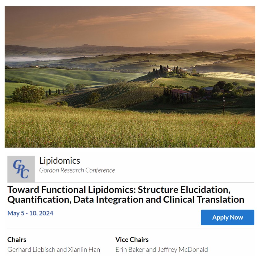 Lipidomics Regensburg (@lipidomicsrgb) on Twitter photo Check out the latest program update for the 2nd #Lipidomics Gordon Research Conference in Tuscany grc.org/lipidomics-con…. Seats are filling up fast - apply now before it's too late!. <a href="/GordonConf/">Gordon Research Conferences</a> <a href="/EpiLipidNET/">EpiLipidNET</a> <a href="/lipidmaps/">LIPID MAPS</a> <a href="/___iLS____/">International Lipidomics Society</a> <a href="/LipidomicsSI/">Lipidomics Standard Initiative (LSI)</a> Check out the latest program update for the 2nd #Lipidomics Gordon Research Conference in Tuscany grc.org/lipidomics-con…. Seats are filling up fast - apply now before it's too late!. <a href="/GordonConf/">Gordon Research Conferences</a> <a href="/EpiLipidNET/">EpiLipidNET</a> <a href="/lipidmaps/">LIPID MAPS</a> <a href="/___iLS____/">International Lipidomics Society</a> <a href="/LipidomicsSI/">Lipidomics Standard Initiative (LSI)</a>