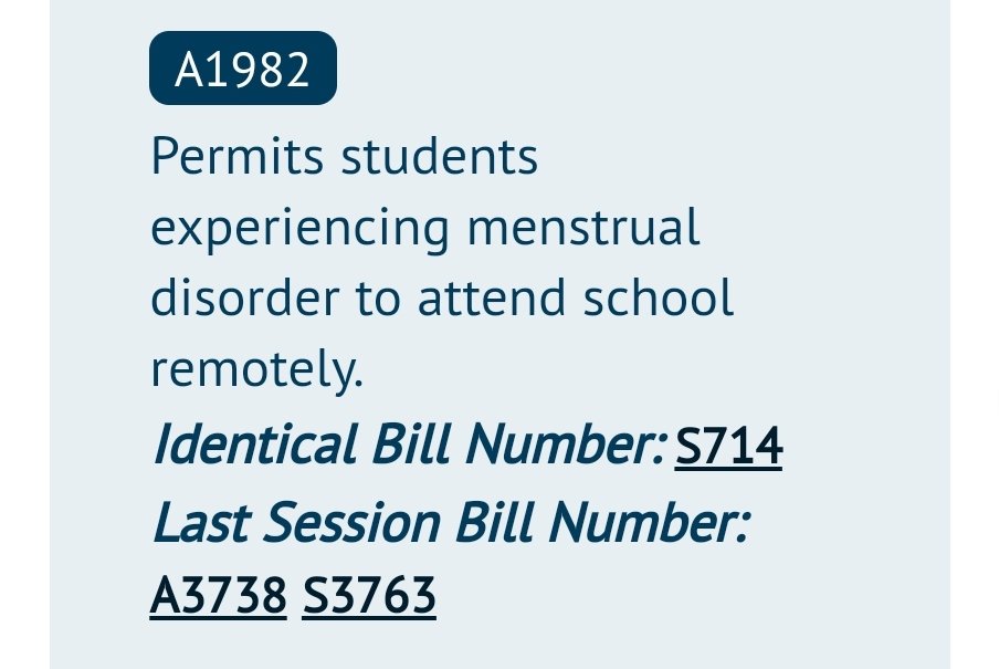 kurpis's tweet photo. 📑 🤔 - ABSURD NJ BILL #47
A1982 - Permits students experiencing menstrual disorder to attend school remotely.
Boys who identify as girls will now stay home and do school remotely because of their fake periods.🩸🤡 https://t.co/g3q18DBj9h