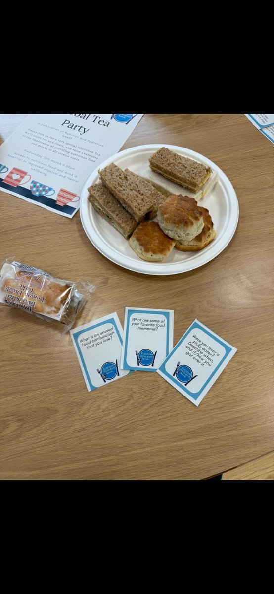 It’s been #GlobalTeaParty @NHWeek on the ward today - and was enjoyed by all!! Thanks for @mitie for the tasty treats @lizziebessell @HPFT_NHS @SallyJudges