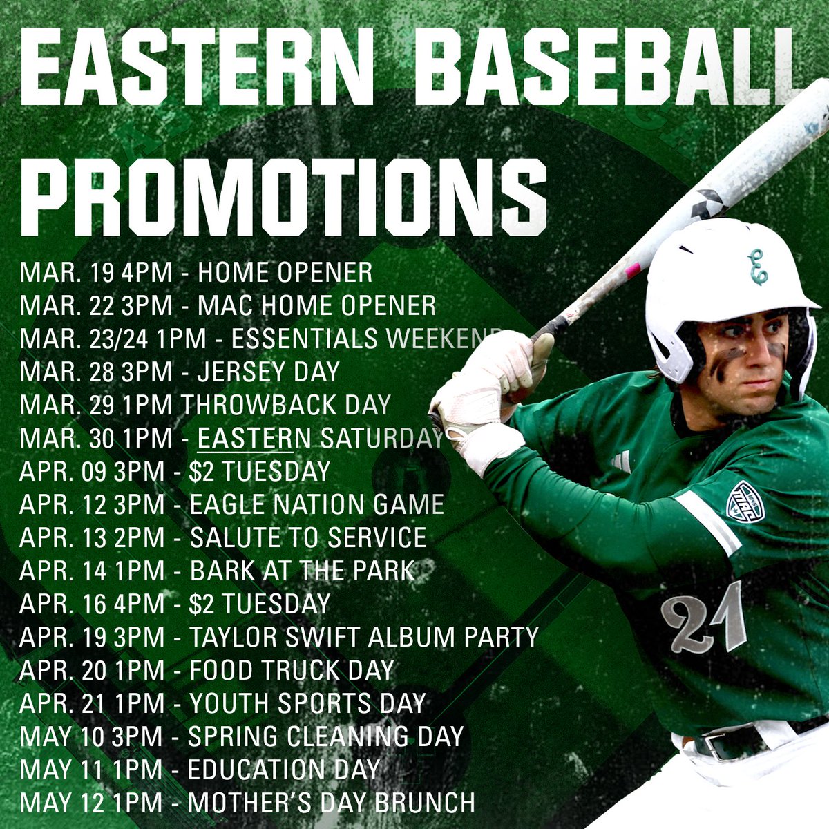 EMU Baseball tweet media