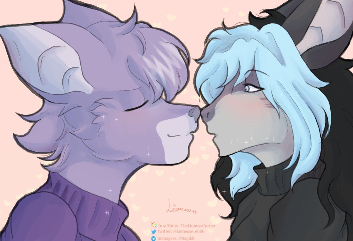 Lionesse_e666's tweet photo. Done Commission!:D

Original YCH: https://t.co/rQwYlr4AMm

#sweet #kiss #sfw #love #cute #furry #draw #opencommissions #anime #fanart #digitalart #art #drawing #pink #heart #ych #furry #furryart #allspecies #allgender https://t.co/o2wZR9heH0