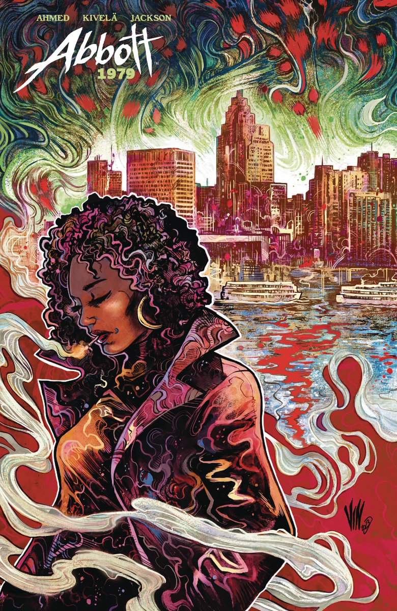 ABBOTT 1979 cover by <a href="/vinartwork/">Vincenzo Riccardi</a>.  In comic shops now from <a href="/boomstudios/">BOOM! Studios</a>.