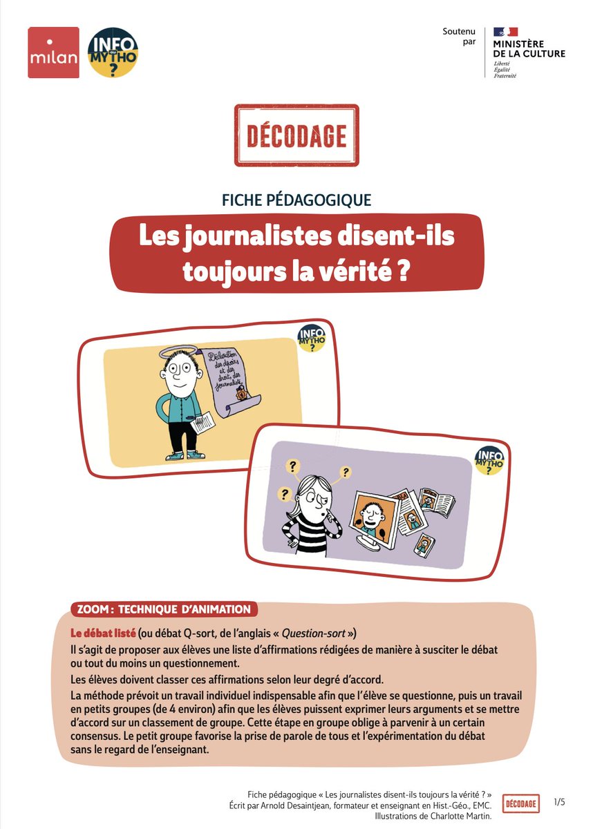 APEMedias's tweet image. Explorez le monde de la presse avec #OnVousDitTout ! 6 fiches destinées aux enseignants pour faire le point sur des sujets complexes, éviter raccourcis et approximations et préparer vos élèves à s’informer avec esprit critique. #SPME24 cutt.ly/tw0TaM3d