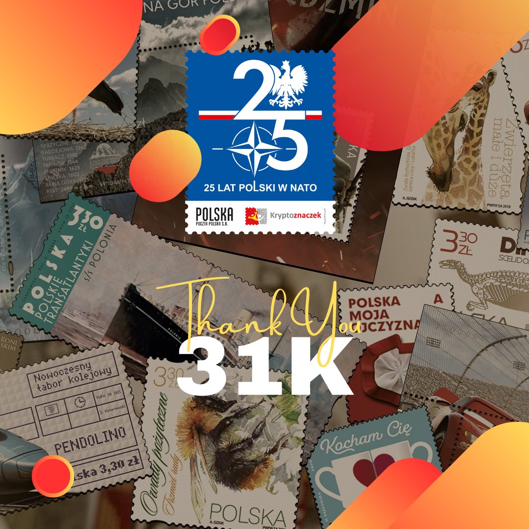 filatelistyka's tweet image. 🥳 Dziękujemy Wam za pierwszy taki mint w historii kryptoznaczków! 🇵🇱
🧮 Wymintowaliście 30491 tokenów „25 lat Polski w NATO”.
💰 Skumulowana wartość "przepalonego" na mint "gasu" wyniosła 1 309 MATIC ~ 6 474 PLN .🔥
👏 Cieszymy się, że było warto! 💪
⏰ I czekamy na staking!