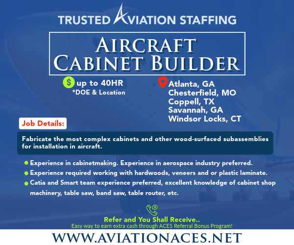 Get the job you want with ACES! Whether you seek a better work environment, learning opportunities, or higher pay, we'll make it happen! CONTACT US TODAY👇 aviationaces.net/job-openings Call: 817.402.0405 or Email: recruiting@aviationaces.net #aviationjobs #staffingagency #nowhiring