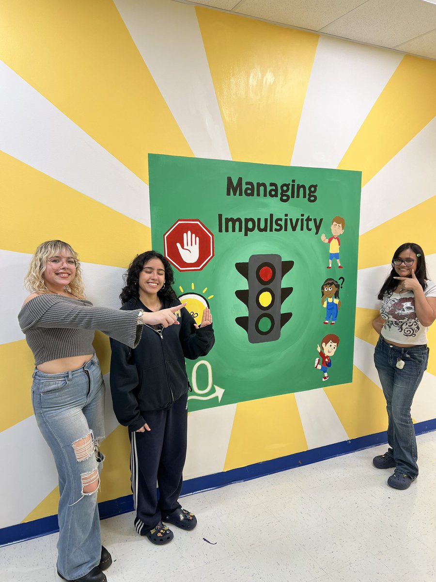 #WHe are so thankful to our HS Art Honor Society Students and their teacher, Ms. Ross for crafting a BEAUTIFUL representation of one of our Habits of Mind- Managing Impulsivity. Thank you fellow Rams! @WhufsdRams