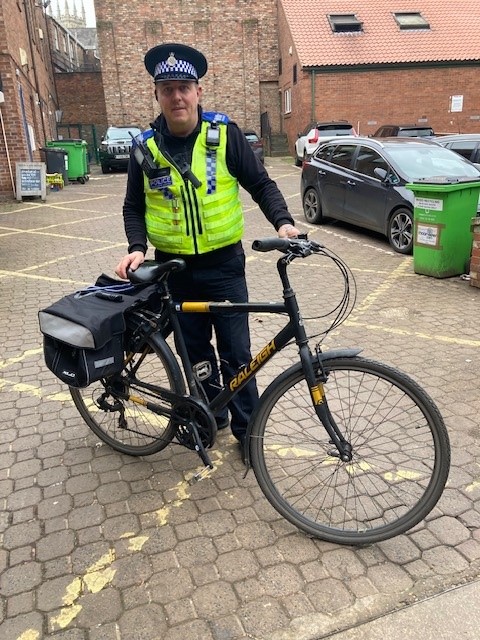Bike brought back to where it belongs 🚲 Great news - we've returned this stolen bike to its rightful owner. We previously posted it on social media to find them, and they got in touch! A great result, but we're not done - enquiries are ongoing into other suspected offences.