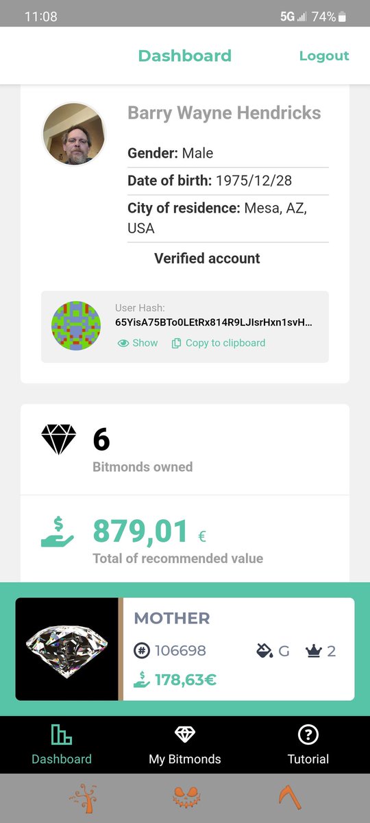 Bwhendricks10's tweet photo. @No_such_animal_ @cryptojack @bitmonds @0xPolygon Selling all my bitmonds https://t.co/XZpCY3Hulp