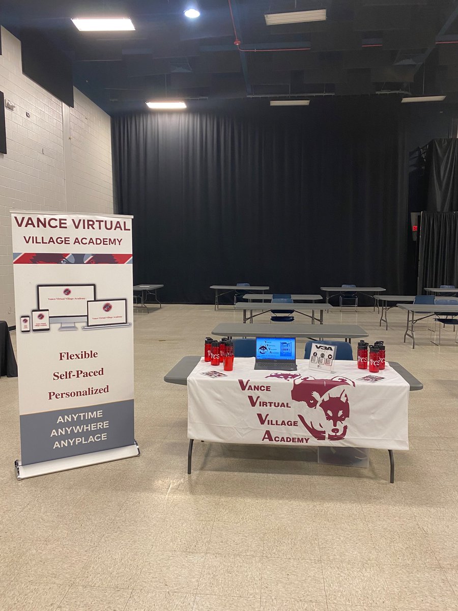 Ms. Evans and Mrs. Mouzon networking with community partners at the Community Resource Festival being held at VGCC.