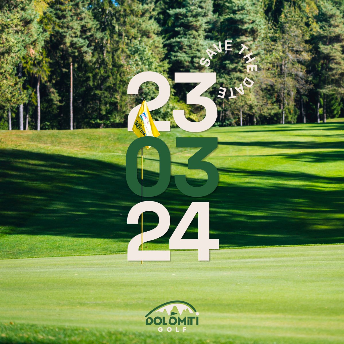 23.03.2024⛳

Siamo entusiasti di annunciare la riapertura del Dolomiti Golf Club.

Il nostro splendido campo immerso nella natura delle Dolomiti è pronto ad accoglierti.

Prenota subito il tuo Tee-Time allo +39 0463 832698 oppure a info@dolomitigolf.it

#rifugiodallacittà