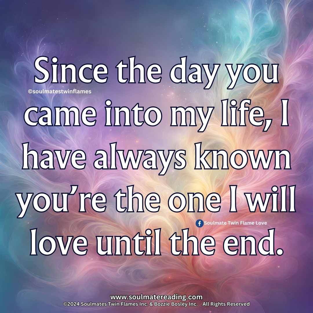 Since the day you came into my life, I have always known you're the one I will love until the end. #divinelove #yourperson #loveislove #lovequote #meanttobe #webelongtogether