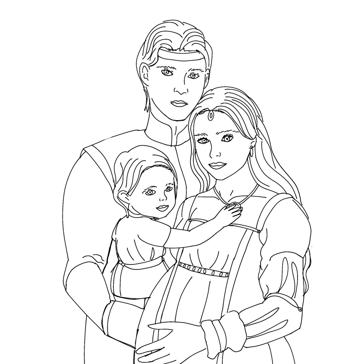 Justlina_t's tweet photo. Aegon III with his  Pregnant Wife, Queen Daenaera Velaryon, and their firstborn, Daeron I  (This little pookie will be the first king to rule the seven Kingdoms) 💙🖤
#HouseofTheDragon #ASOIAF #Daenaera #AegonIII #Aegonaera #Rhaenyra #Sketch #lineart #ArtistOnTwitter https://t.co/bfbhSnlYX4