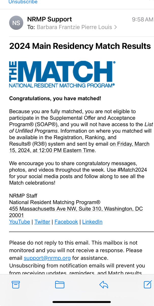 I had to process this for a few days. I am going to be an ORTHOPAEDIC SURGEON. My God is sooo good!! I am here to represent women, foreigners, my country Haiti🇭🇹, first-generations, and more!

I could not do this without the resilience and hard work of my country Haiti 🇭🇹
