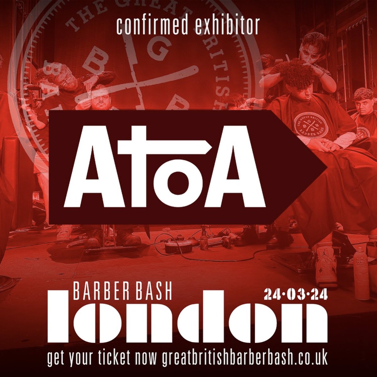 PayWithAtoa's tweet image. We will be at the London Barber Bash event on Saturday 24th March💈 

Come and join us to meet our team and see some of the most talented barbers from across the globe 🌐 🚀 

Grab your tickets here: bit.ly/3V5I0rc

@thebarberbash #barberconnect #greatbritishbarberbash