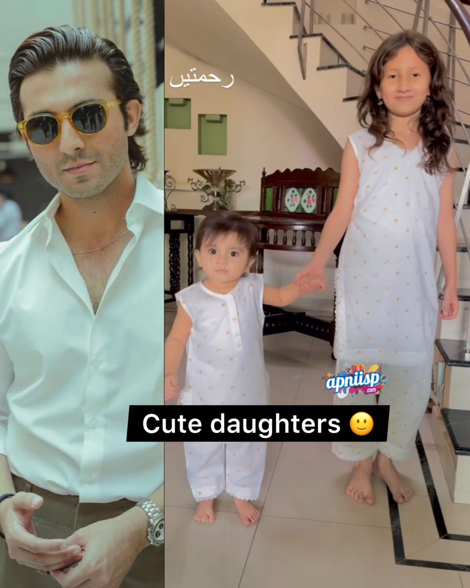Shahroz Sabzwari shared lovely picture of his cute daughters Nooreh and Zahra 😊

#ShahrozSabzwari #Nooreh #Daughters