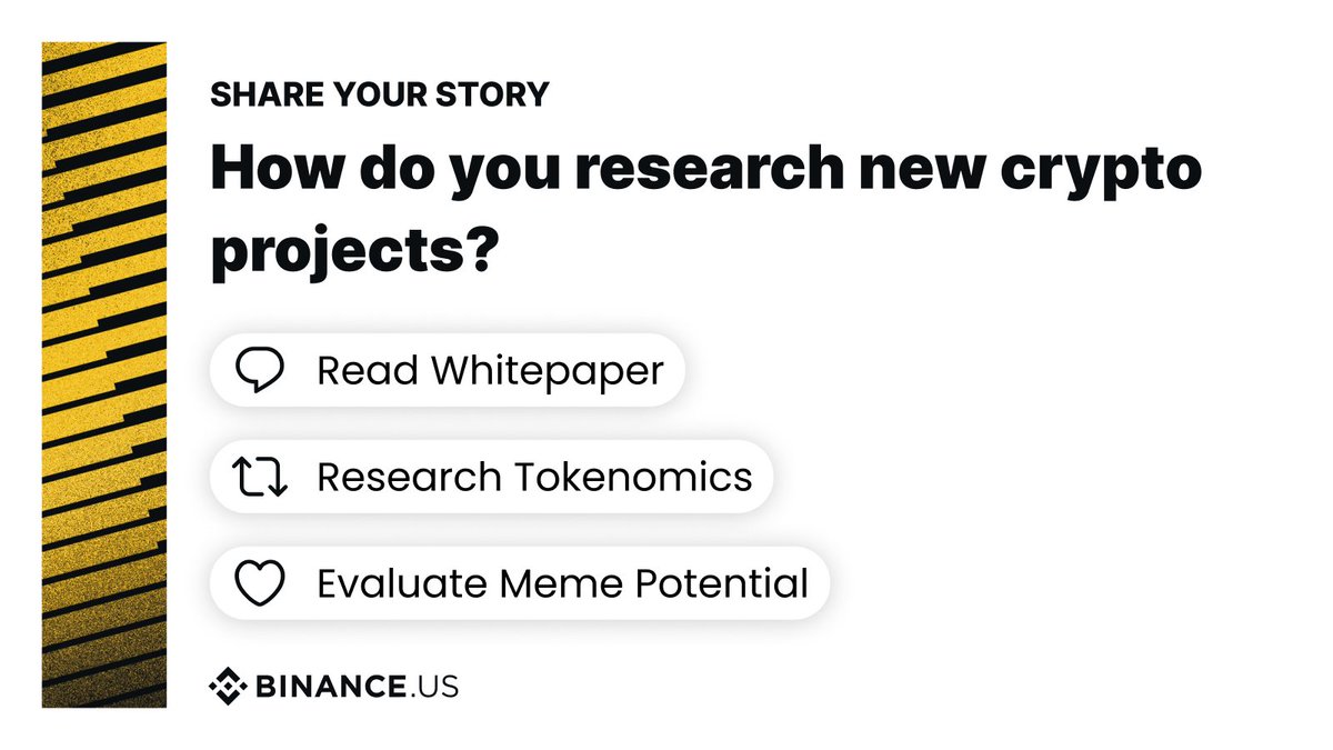 How do you find your next #crypto opportunity? Share your research tips 👇