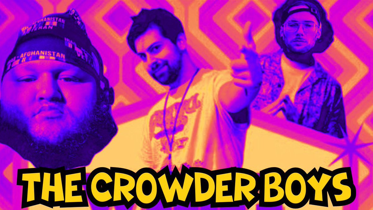 All new livestream of The Crowder Boys w/ me, @robbiegoodwin, and @CrackAmicoRAP tonight at 7pm est over on Robbie’s channel. Robbie and I are now officially riding Crack’s durag as he begins his ascent following the release of 2Bears1Grave. Tune in. YouTube.com/@whataboutrob