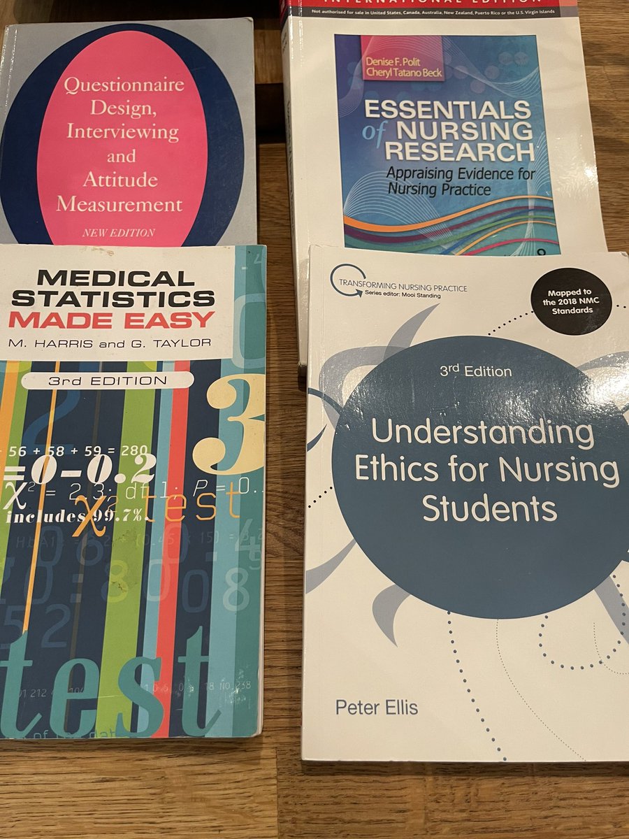 Today's post delivery brought these four beauties. #nursingresearch #nursingbestjobintheworld