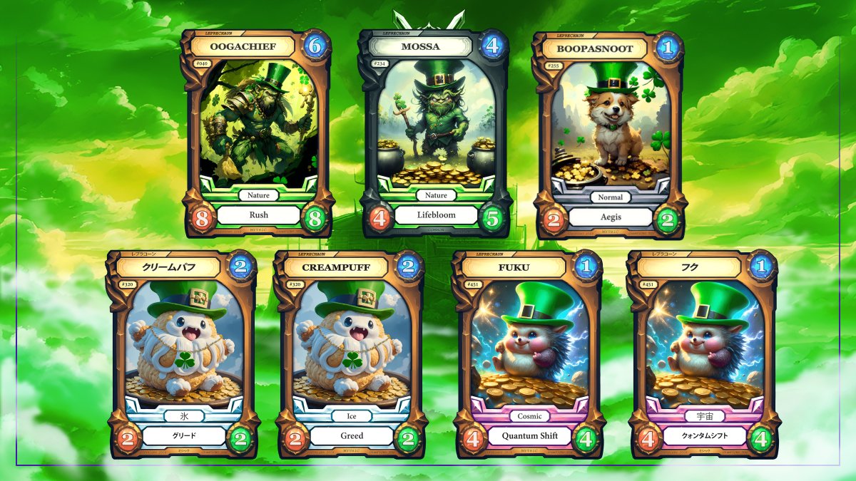OtherworldlyTCG's tweet photo. St. Patricks Day Box Toppers will be available this Friday - Sunday in the shop! 🍀🔮 https://t.co/MFXS1ezZU0