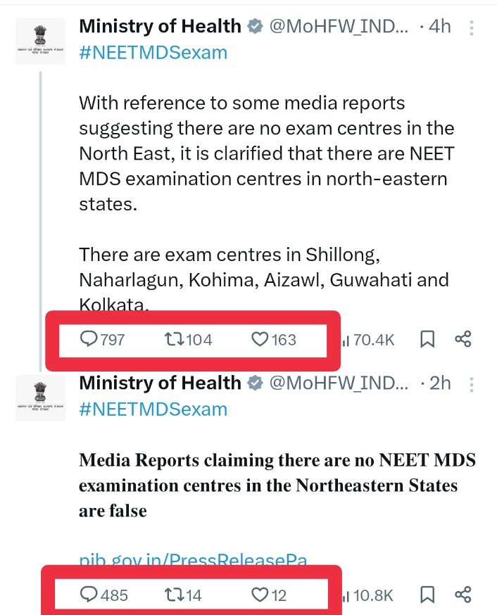 BRICSMemes's tweet photo. @MoHFW_INDIA You just made a blunder by tweeting this..Feel the Heat Now..🌞
#NEETMDS2024 #NEETMDS
#RescheduleNEETMDS2024toJULY
#JusticeForNEETMDS2024 https://t.co/5GiQOSqLCD