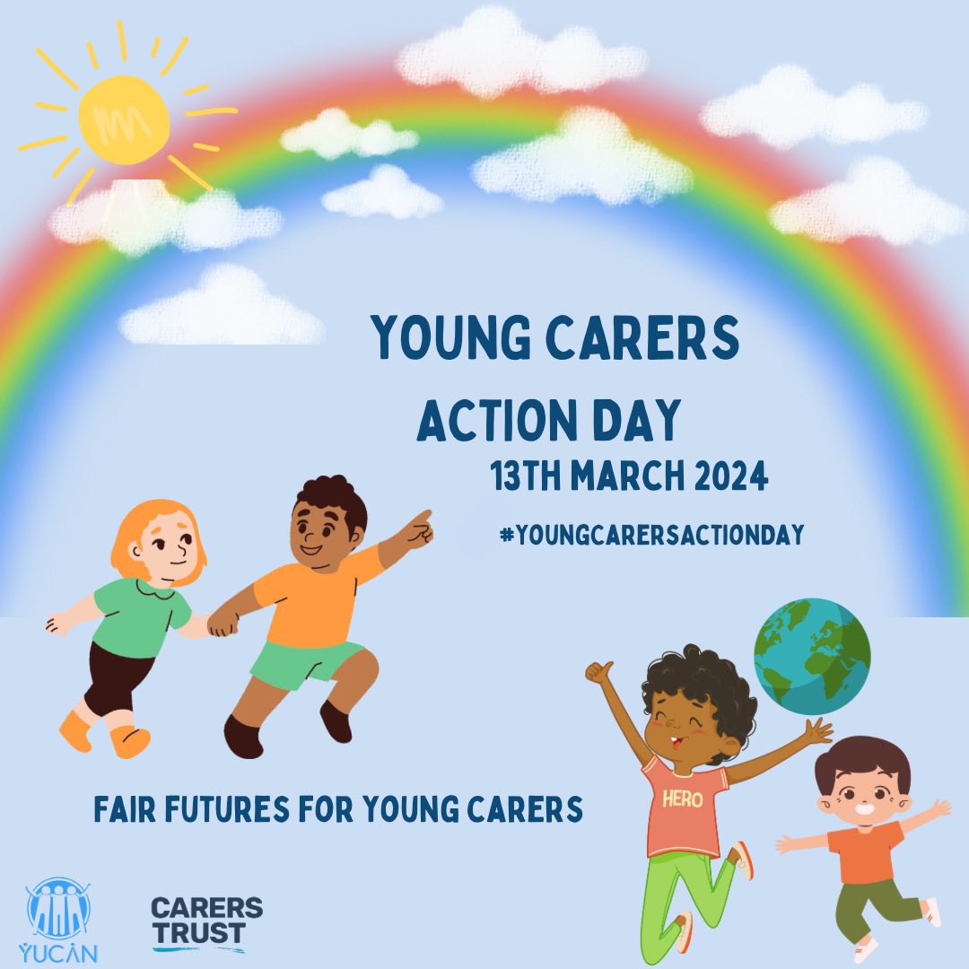 Happy carers action day!!

Let us recognise the fragility and responsibility of young people who have had to grow up faster than their peers due to circumstances outside their control. They are deserving of a fair, equitable and accessible future.