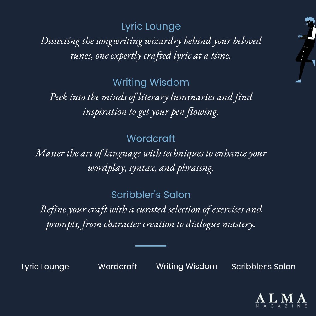 AlmaMag's tweet photo. Doctorow's writing is marked by its lyrical prose, vivid imagery, and intricate storytelling techniques. 

Visit the link below to know more about ALMA's WriteBeyond programme. 

https://t.co/EPzAxtyYrL https://t.co/L1HsLVXq5A