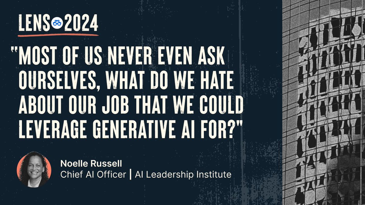 March AI Tip: Dare to ask the question, what don't you like about your job? Then ask, how can AI help? If we let it, AI can supercharge human passion and creativity—not diminish it. Advice courtesy of @NoelleRussell_. #DegreedLENS