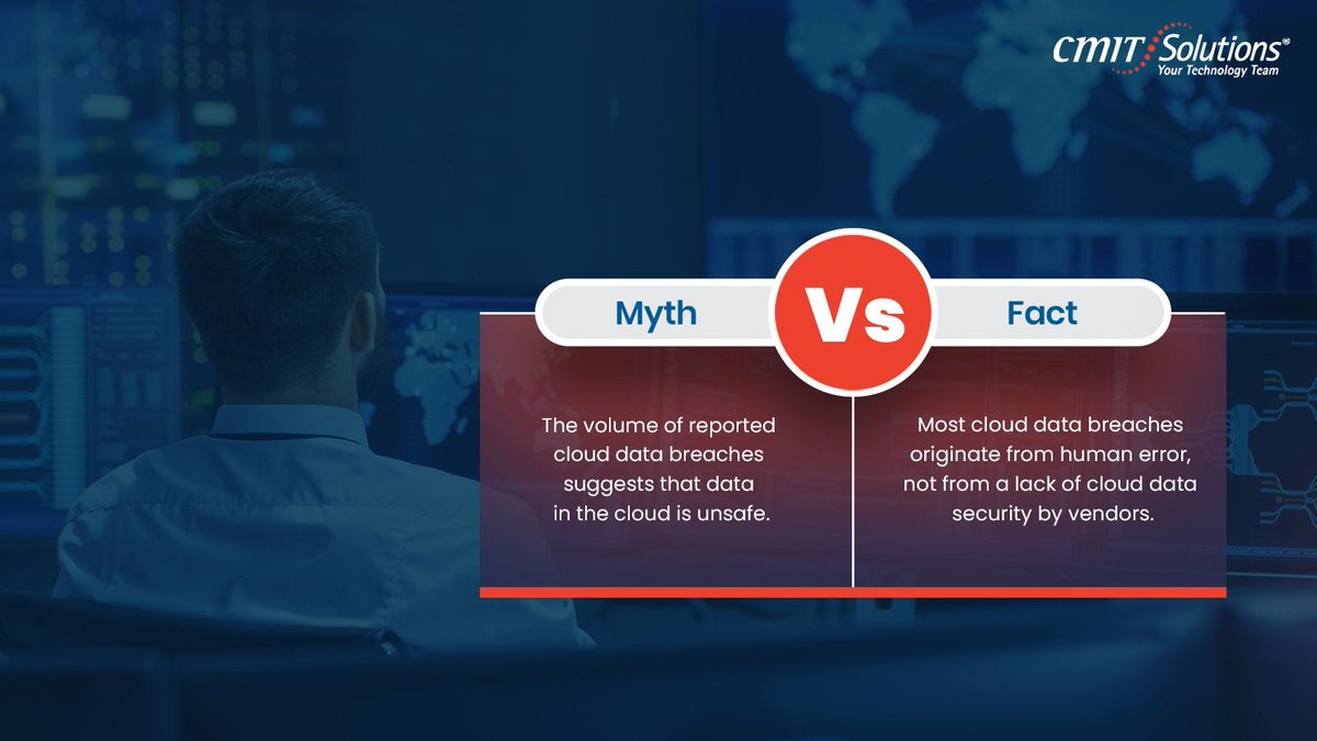 Are you tired of hearing the myth that data in the cloud is unsafe? Don't let this myth hold you back from utilizing the benefits of cloud technology. Stay informed and secure your data in the cloud. #cloudsecurity #datamythbuster