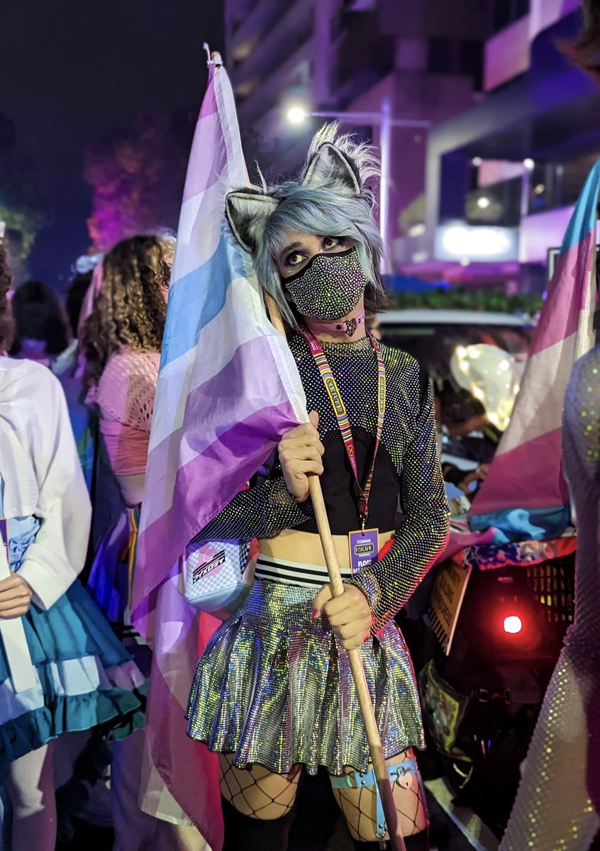 FemboyPup's tweet photo. Still beaming on making femboy history! 💜🩷🤍🩵 https://t.co/3rMajaDK5D