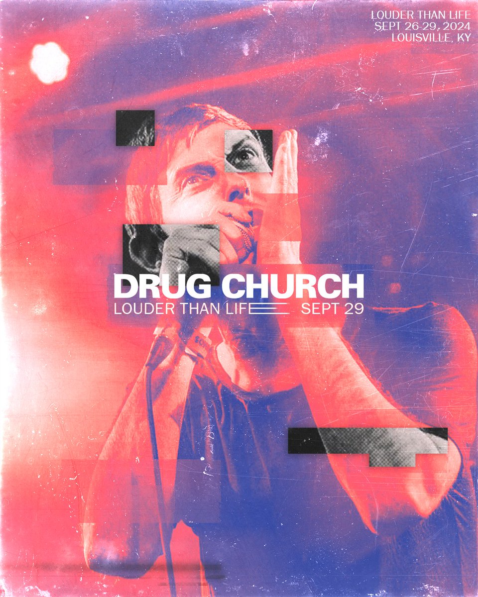 Catch @DrugChurch at Louder Than Life! A band that defies categories, blending aggressive hooks with some pop influence that’s 'too poppy for the heavy crowd, too heavy for the poppy crowd.' Frontman Patrick Kindlon leads with lyrics that will probably make you laugh as well as